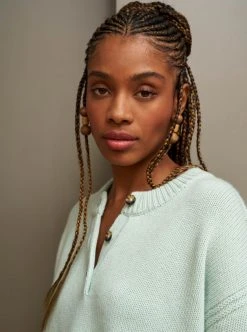 LLC21631_SEAFOAM Monogram Val Sweater