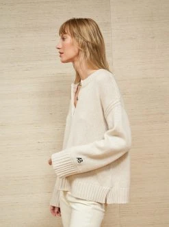 LLC21631_SEAFOAM Monogram Val Sweater