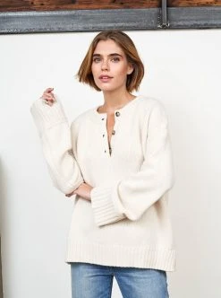 LLC21631_CREAM Val Sweater Monogram