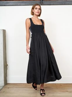 LLC13271_BLACK Dresses Villanelle Dress