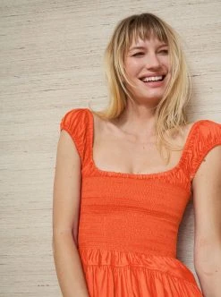 LLC13305_TANGERINE Dresses Vivian Dress 13 LLC13305_TANGERINE Dresses Vivian Dress