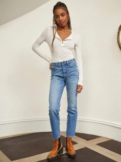 LLC21638_CREAM Tees Waffle Henley