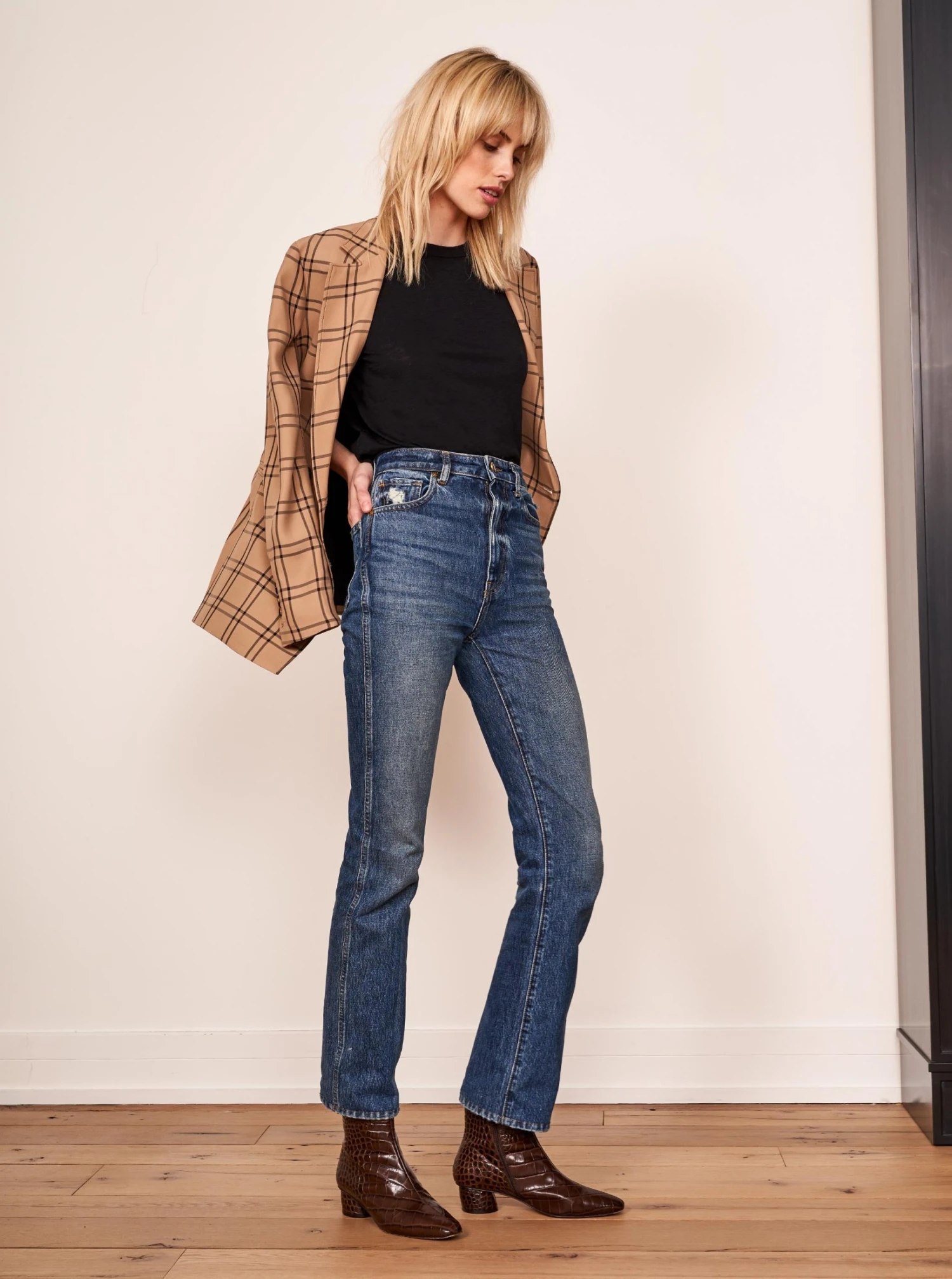 LLC16022_KHAKI/BLACK/PLAID/STRIPE Outerwear Windsor Blazer 11 LLC16022_KHAKI/BLACK/PLAID/STRIPE Outerwear Windsor Blazer