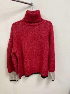 Recurate Big Red Turtleneck Re-Ligne