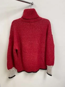 Recurate Big Red Turtleneck Re-Ligne
